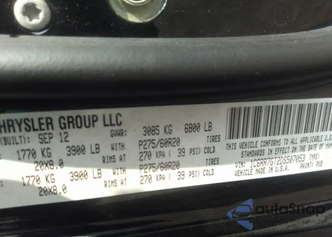 2013 Ram 1500 Slt from USA, damaged, VIN 1C6RR7GT2DS507053